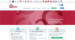 Desktop Screenshot of hematopoiesisnews.com